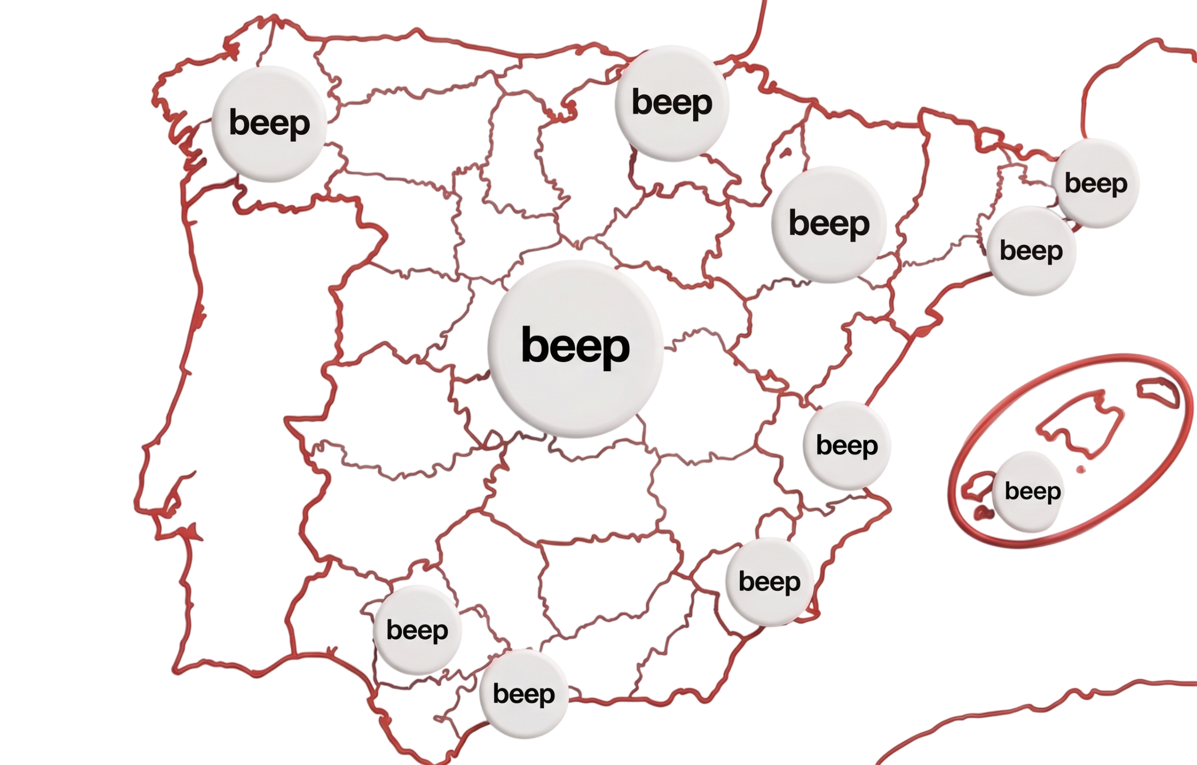 Mapa Beep Charge